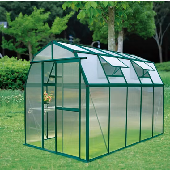 Outdoor Metal Aluminum Frame Green House Backyard Mini Glasshouse Victorian Commercial Glass Garden Greenhouse Used for Sale