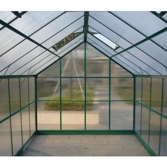 Outdoor Metal Aluminum Frame Green House Backyard Mini Glasshouse Victorian Commercial Glass Garden Greenhouse Used for Sale